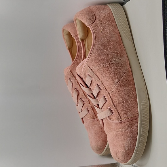 REPOSHING Vionic Pink Jean Suede Sneakers...scuffed and soiled - Picture 5 of 13